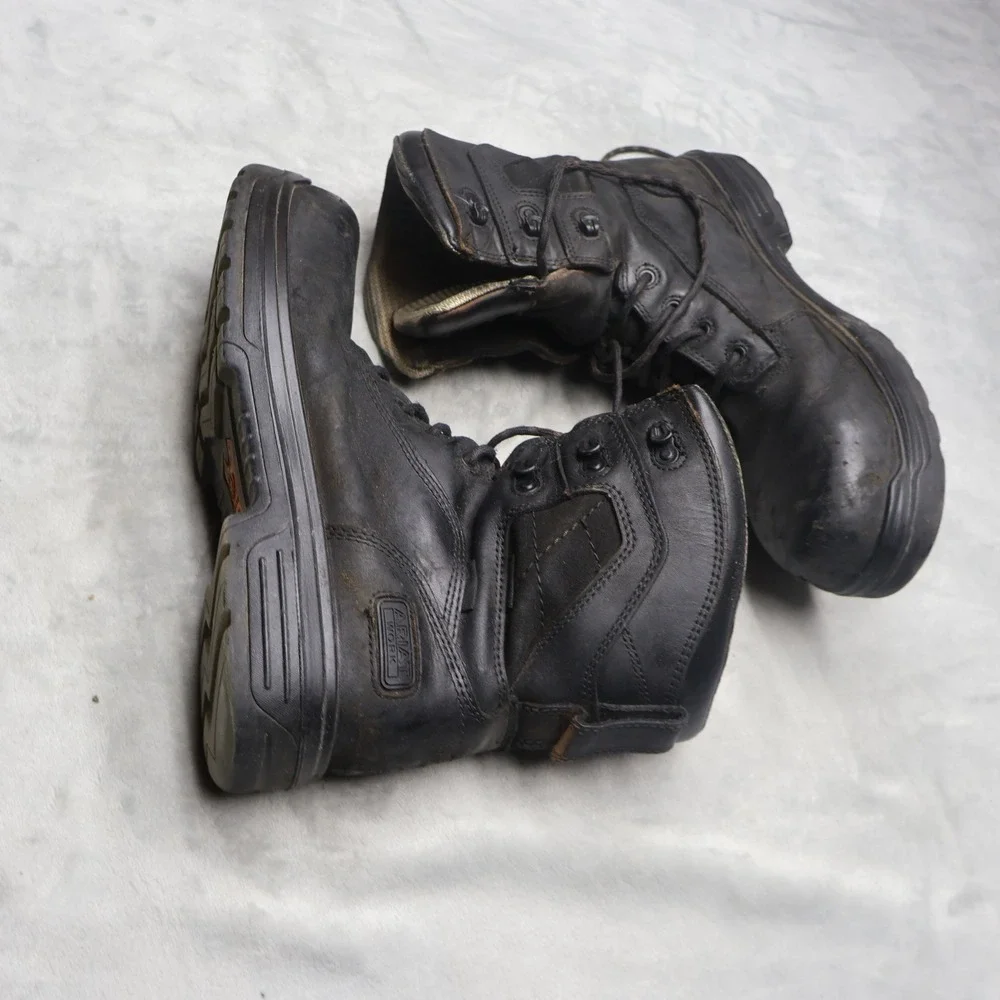 Ariat Men 11 Wide Work Boots Brown Turbo 8